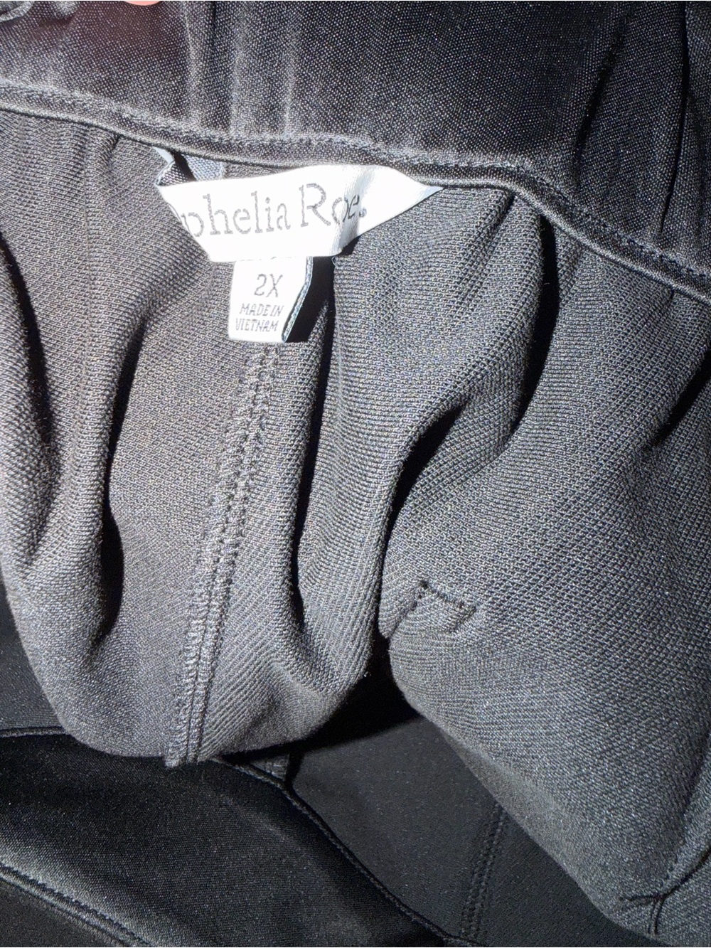 Ophelia Roe Black Pull-On Ankle Pants - Size 2X (NWT) - Picture 4 of 5